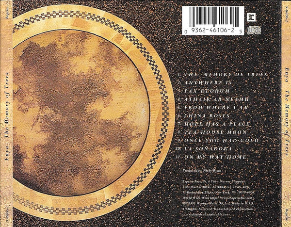 Enya : The Memory Of Trees (CD, Album)