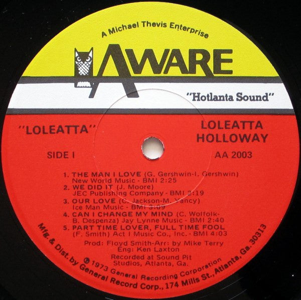 Loleatta Holloway : Loleatta (LP, Album)