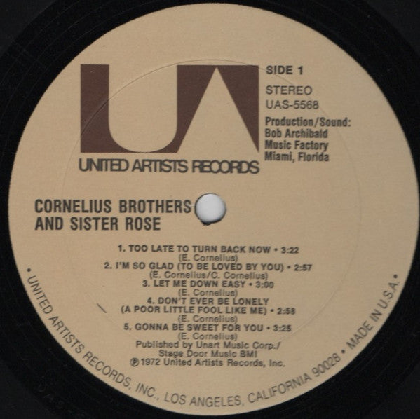 Cornelius Brothers And Sister Rose* : Cornelius Brothers And Sister Rose (LP, Album)
