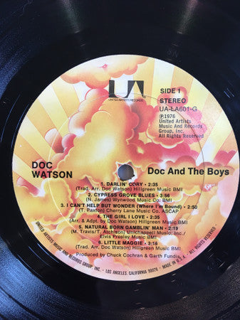 Doc Watson : Doc And The Boys  (LP, Album, RE, Clo)