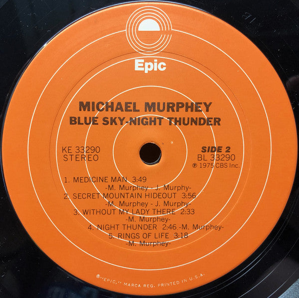 Michael Murphey* : Blue Sky · Night Thunder (LP, Album)