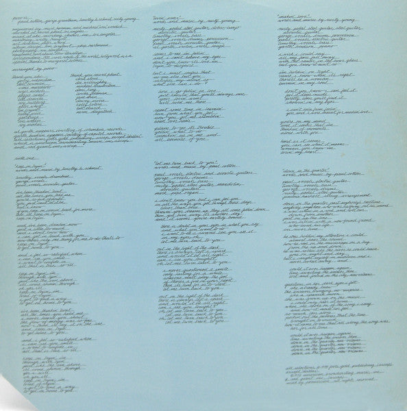 Poco (3) : Head Over Heels (LP, Album, Promo, San)