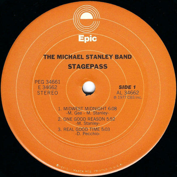 Michael Stanley Band : Stage Pass (2xLP, Album)