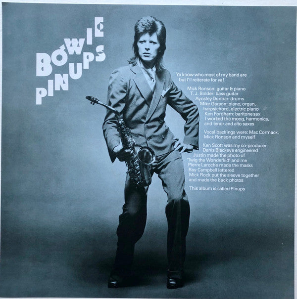 Bowie* : Pinups (LP, Album, RSD, Ltd, Pic, RE, RM)