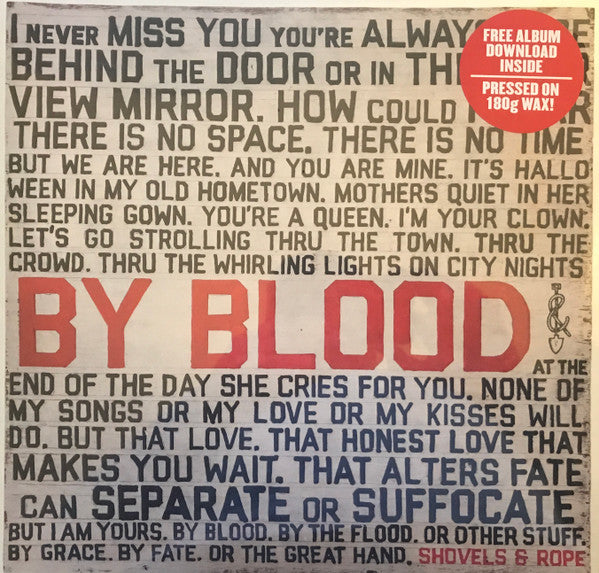 Shovels And Rope : By Blood (LP, Album, Club, Blu)