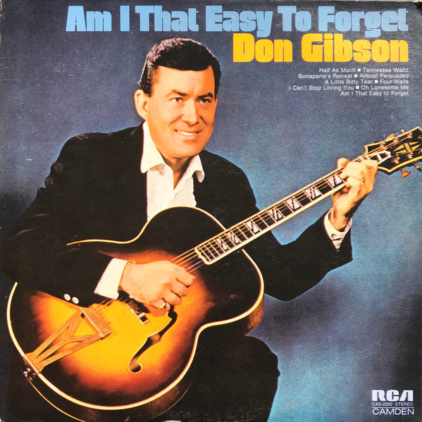 Don Gibson : Am I That Easy To Forget (LP, Comp, RE)