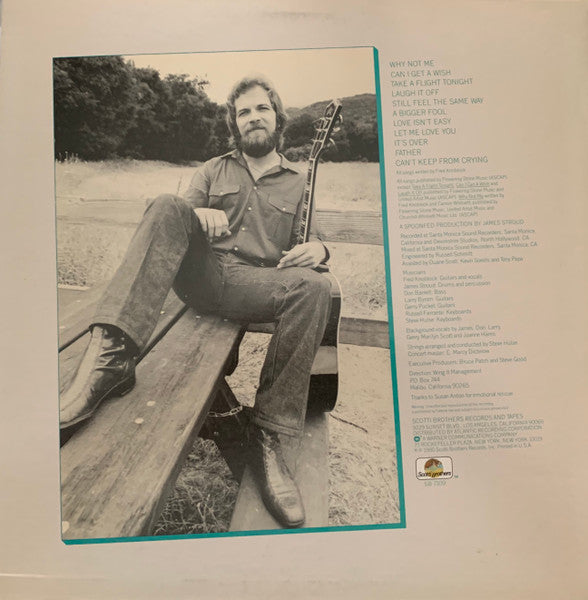 Fred Knoblock : Why Not Me (LP, Album, SP )