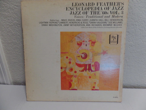 Various : Leonard Feather's Encyclopedia Of Jazz: Jazz Of The '60s, Volume 3: Voices: Traditional And Modern (LP, Comp, Mono, Gat)