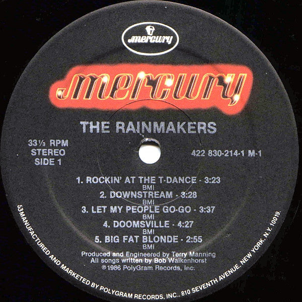 The Rainmakers (2) : The Rainmakers (LP, Album, 53)