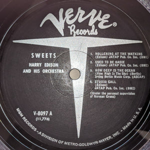 Harry Edison And His Orchestra : Sweets (LP, Album, Mono, RE)