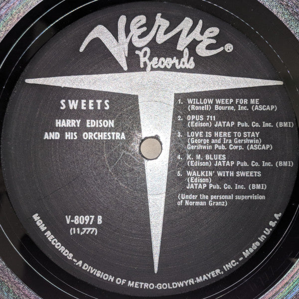 Harry Edison And His Orchestra : Sweets (LP, Album, Mono, RE)