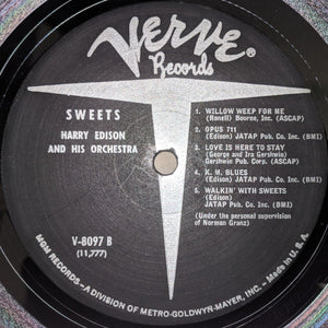 Harry Edison And His Orchestra : Sweets (LP, Album, Mono, RE)