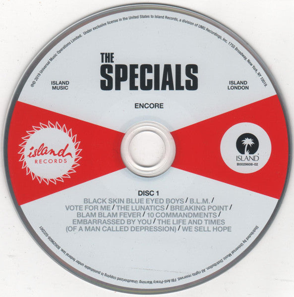 The Specials : Encore (2xCD, Album)