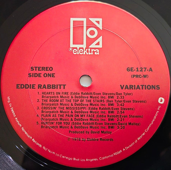 Eddie Rabbitt : Variations (LP, Album, Club, Col)