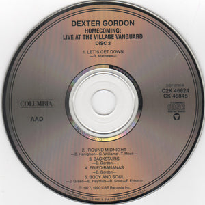 Dexter Gordon : Homecoming: Live At The Village Vanguard (2xCD, Album, RE, RM)