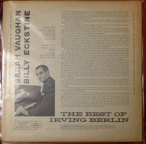 Sarah Vaughan And Billy Eckstine : Sing The Best Of Irving Berlin (LP, Album, Mono)