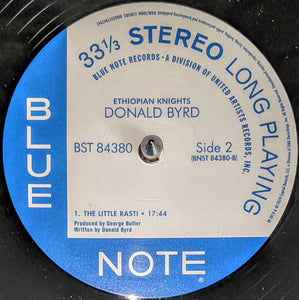 Donald Byrd : Ethiopian Knights (LP, Album, RE, 180)