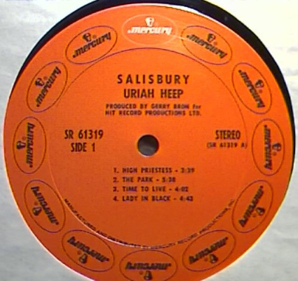 Uriah Heep : Salisbury (LP, Album, T -)