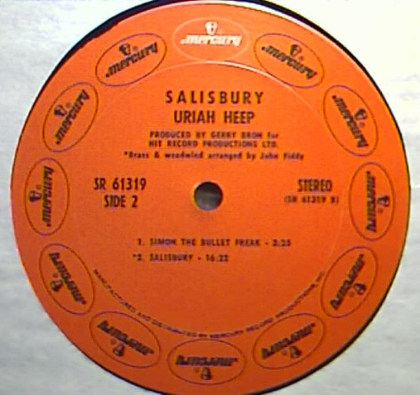 Uriah Heep : Salisbury (LP, Album, T -)