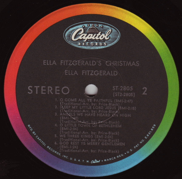 Ella Fitzgerald : Ella Fitzgerald's Christmas (LP, Album)