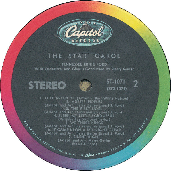 Tennessee Ernie Ford : The Star Carol (LP, Album, Scr)