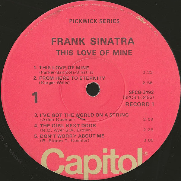 Frank Sinatra : Sinatra Special (2xLP, Comp, Win)