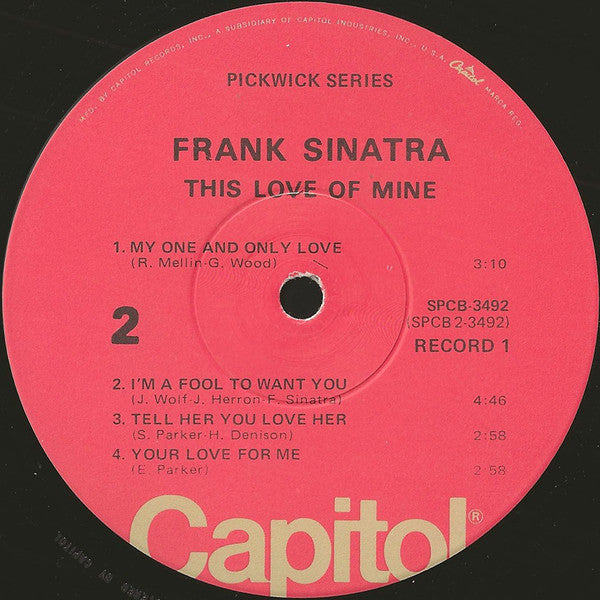 Frank Sinatra : Sinatra Special (2xLP, Comp, Win)