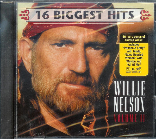 Willie Nelson : 16 Biggest Hits Volume II (CD, Comp)