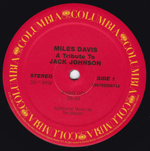 Miles Davis : A Tribute To Jack Johnson (LP, Album, RE)