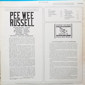 Pee Wee Russell : Pee Wee Russell  (LP, Album)