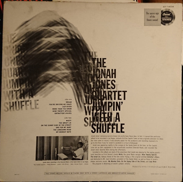 The Jonah Jones Quartet : Jumpin' With A Shuffle (LP, Album, Scr)