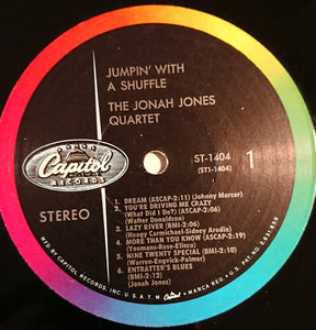 The Jonah Jones Quartet : Jumpin' With A Shuffle (LP, Album, Scr)