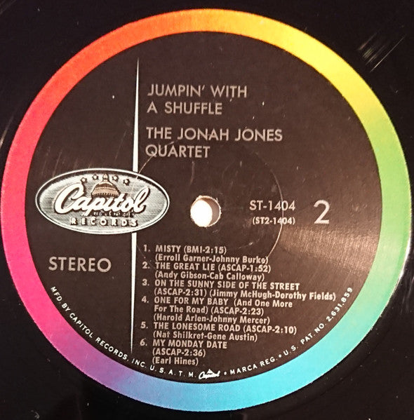 The Jonah Jones Quartet : Jumpin' With A Shuffle (LP, Album, Scr)