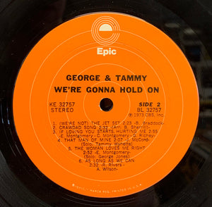 George & Tammy* : We're Gonna Hold On (LP, Album, Ter)