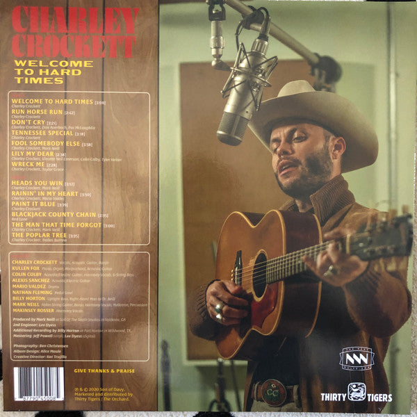 Charley Crockett : Welcome To Hard Times (LP, Album)