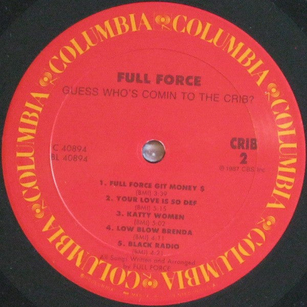 Full Force : Guess Who's Comin' To The Crib? (LP, Album)