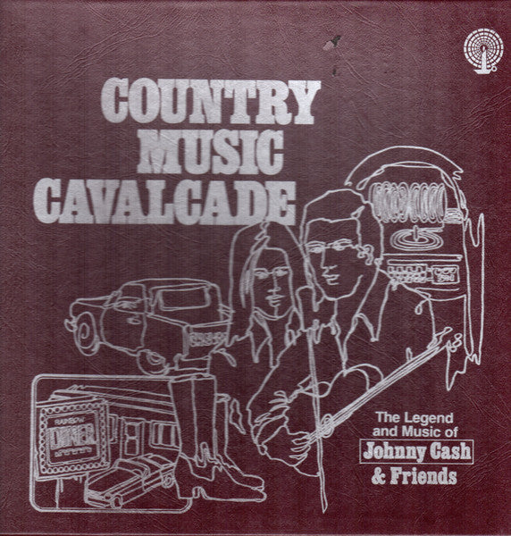 Various : Country Music Cavalcade - The Legend And Music Of Johnny Cash & Friends (3xLP, Album, Comp, RE + Box)