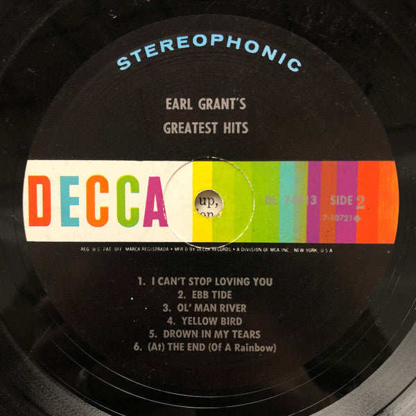 Earl Grant : Earl Grant's Greatest Hits (LP, Comp, Pin)