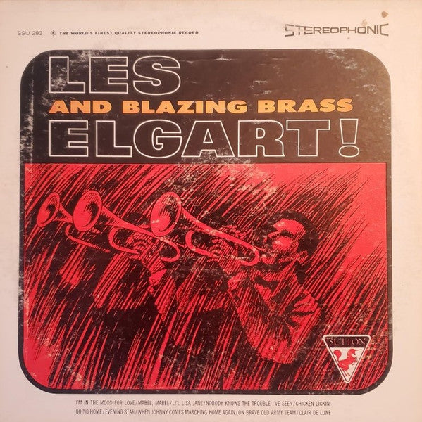 Les Elgart : Les Elgart! And Blazing Brass (LP, Album)