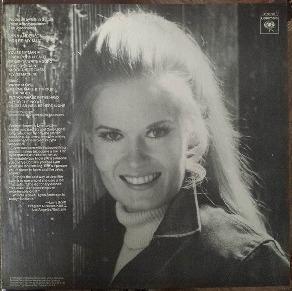 Lynn Anderson : You're My Man (LP, Album, Ter)