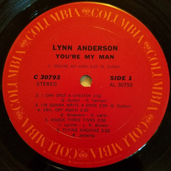 Lynn Anderson : You're My Man (LP, Album, Ter)