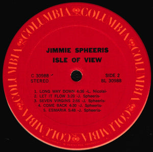 Jimmie Spheeris : Isle Of View (LP, Album)