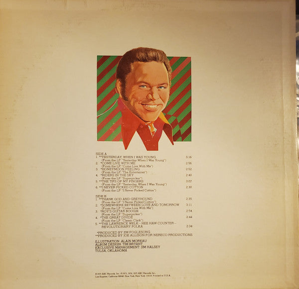 Roy Clark : Roy Clark's Greatest Hits Volume 1 (LP, Comp, RE, Ter)