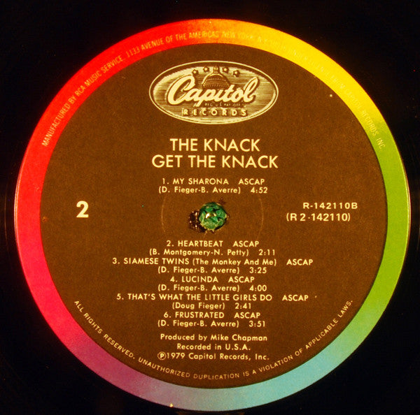 The Knack (3) : Get The Knack (LP, Album, Club, RP)