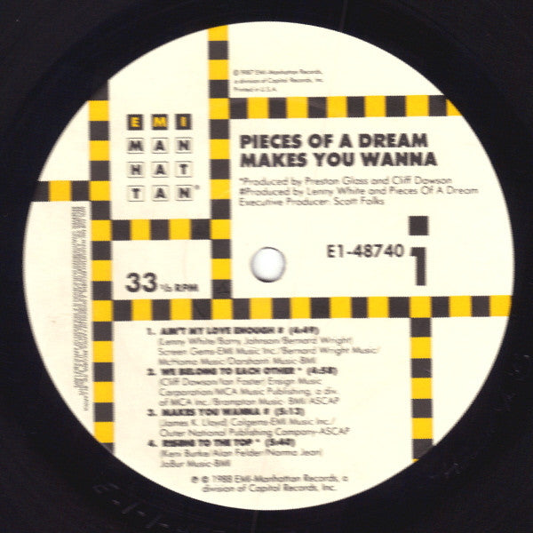 Pieces Of A Dream : Makes You Wanna (LP, Album, All)