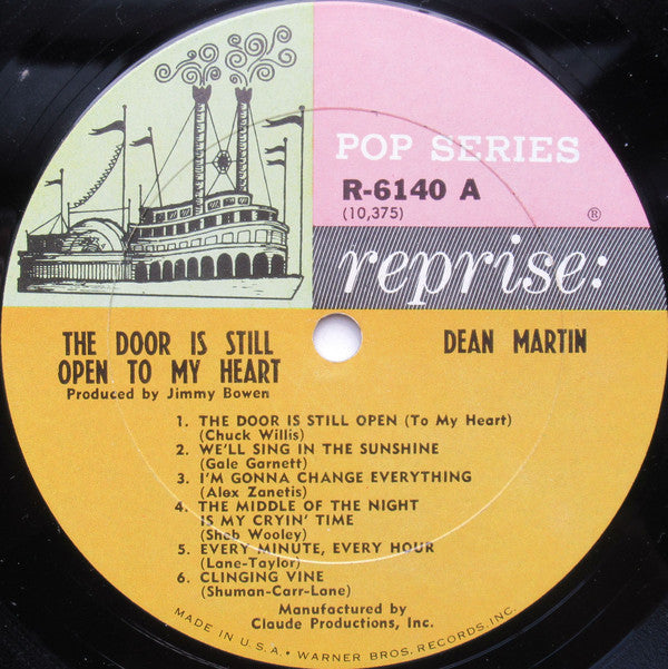 Dean Martin : The Door Is Still Open To My Heart (LP, Mono, Pit)