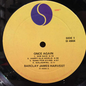 Barclay James Harvest : Once Again (LP, Album, Mon)