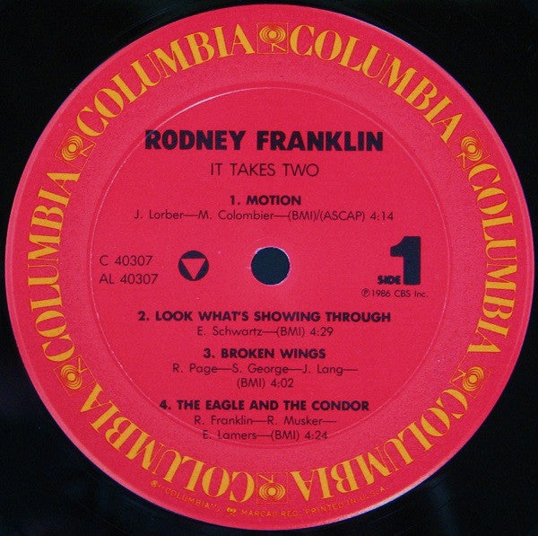 Rodney Franklin : It Takes Two (LP, Album)