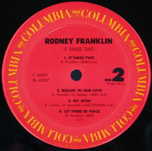 Rodney Franklin : It Takes Two (LP, Album)