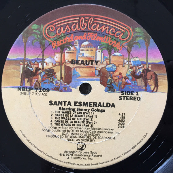 Santa Esmeralda : Beauty (LP, Album)